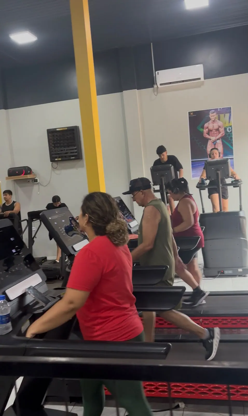 Área de cardio da Inter Academia Premium